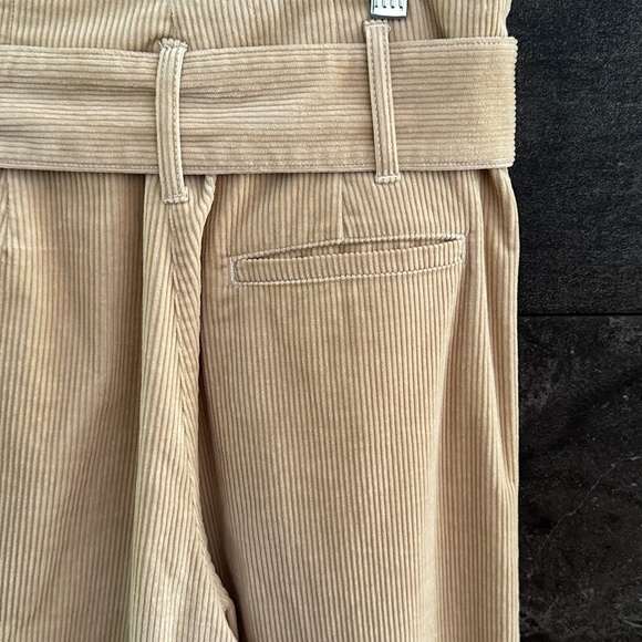 Sezane Cream High-Waisted Trousers - Picture 9 of 12